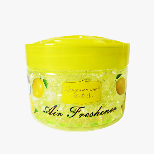 Qingxunmu air freshener 130g aromatic crystal beads lemon solid air freshener/volatile aroma box