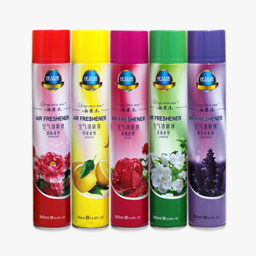 Qingxunmu 360ml aerosol air freshener spray for car and room